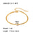 Retro Heart Shape Stainless Steel Chain Zircon Bracelets