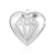 Retro Heart Shape Stainless Steel Plating Gold Plated Jewelry Accessories