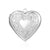 Retro Heart Shape Stainless Steel Plating Gold Plated Jewelry Accessories