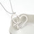 Retro Heart Shape Stainless Steel Titanium Steel Irregular Plating Necklace