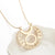 Retro Heart Shape Stainless Steel Titanium Steel Irregular Plating Necklace