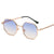 Retro Hexagon Pc Polygon Full Frame Women's Sunglasses