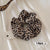 Retro Hot Girl Leopard Print Large Intestine Hair Ring Tie Up A Bun Hairstyle Horsetail Headwear Hair Accessories High Elastic Rubber Band Does Not Hurt Head Accessories