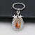 Retro Human Alloy Bag Pendant Keychain