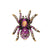 Retro Insect Alloy Plating Inlay Rhinestones Unisex Brooches