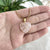 Retro Lady Heart Shape Crystal Agate Knitting Charms