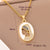 Retro Lady Roman Style Snake Bee Butterfly Stainless Steel Titanium Steel Enamel Plating Inlay Zircon 18k Gold Plated Pendant Necklace