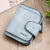 Retro Leather Ladies Wallet Short Multi-card Coin Purse Buckle Wallet