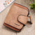 Retro Leather Ladies Wallet Short Multi-card Coin Purse Buckle Wallet