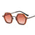 Retro Leopard Ac Special-shaped Mirror Patchwork Full Frame Women's Sunglasses