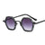 Retro Leopard Ac Special-shaped Mirror Patchwork Full Frame Women's Sunglasses