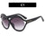 Retro Leopard Pc Round Frame Full Frame Women's Sunglasses