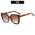 Retro Leopard Pc Square Full Frame Optical Glasses