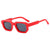 Retro Leopard Pc Square Full Frame Women's Sunglasses