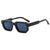 Retro Leopard Pc Square Full Frame Women's Sunglasses