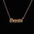 Retro Letter Stainless Steel Plating Pendant Necklace 1 Piece