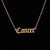 Retro Letter Stainless Steel Plating Pendant Necklace 1 Piece