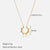 Retro Letter Star Moon Stainless Steel Necklace