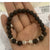 Retro Marble Alloy Turquoise Volcanic Rock Bracelets