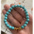 Retro Marble Alloy Turquoise Volcanic Rock Bracelets