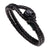 Retro Men's Alloy Buckle Skull Head Real Leather Bracelet Wholesale