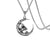 Retro Moon Stainless Steel Plating Pendant Necklace 1 Piece