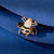 Retro Oil Dripping Bee Brooch Female Alloy Diamond-embedded Ladybug Insect Collar Pin Clothing Hat Bag Accessories