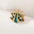 Retro Oil Dripping Bee Brooch Female Alloy Diamond-embedded Ladybug Insect Collar Pin Clothing Hat Bag Accessories