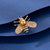 Retro Oil Dripping Bee Brooch Female Alloy Diamond-embedded Ladybug Insect Collar Pin Clothing Hat Bag Accessories