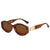 Retro Oval Ac Oval Frame Full Frame Women's Sunglasses