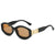 Retro Oval Ac Oval Frame Full Frame Women's Sunglasses