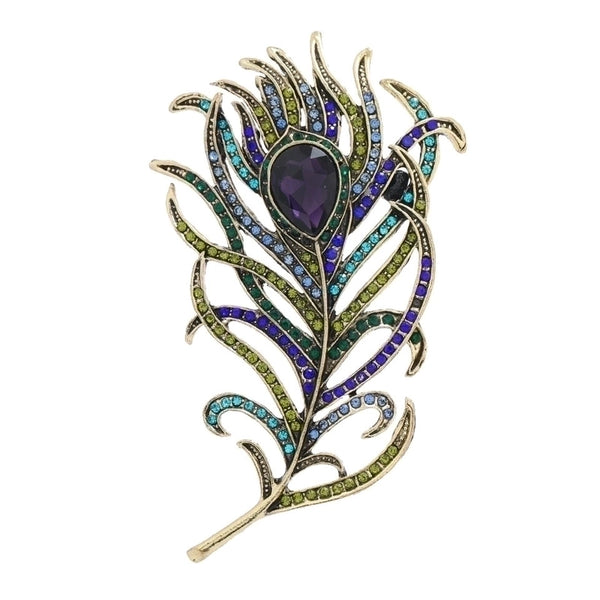 Retro Pin Alloy Inlay Rhinestones Women's Brooches