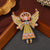 Retro Pin Angel Alloy Enamel Women'S Brooches