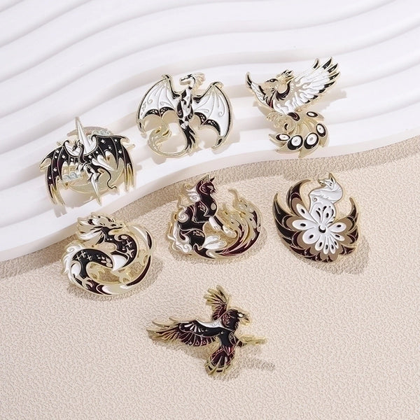 Retro Pin Animal Alloy Plating Unisex Brooches