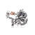 Retro Pin Animal Dragon Alloy Enamel Rhinestones Unisex Brooches