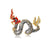 Retro Pin Animal Dragon Alloy Enamel Rhinestones Unisex Brooches