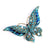 Retro Pin Butterfly Alloy Inlay Artificial Diamond Crystal Women'S Brooches