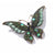 Retro Pin Butterfly Alloy Inlay Rhinestones Women'S Brooches