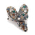 Retro Pin Butterfly Imitation Pearl Alloy Rhinestone Women'S Brooches