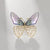 Retro Pin Butterfly Imitation Pearl Alloy Rhinestone Women'S Brooches