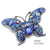 Retro Pin Butterfly Imitation Pearl Alloy Rhinestone Women'S Brooches