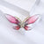 Retro Pin Butterfly Imitation Pearl Alloy Rhinestone Women'S Brooches