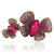 Retro Pin Butterfly Imitation Pearl Alloy Rhinestone Women'S Brooches