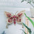 Retro Pin Butterfly Imitation Pearl Alloy Rhinestone Women'S Brooches