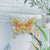 Retro Pin Butterfly Imitation Pearl Alloy Rhinestone Women'S Brooches