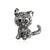 Retro Pin Cat Alloy Plating Rhinestones Unisex Brooches