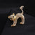 Retro Pin Cat Alloy Unisex Brooches