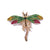 Retro Pin Dragonfly Alloy Enamel Inlay Zircon Women'S Brooches