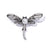 Retro Pin Dragonfly Alloy Enamel Inlay Zircon Women'S Brooches