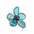 Retro Pin Flower Alloy Inlay Artificial Crystal Rhinestones Women'S Brooches